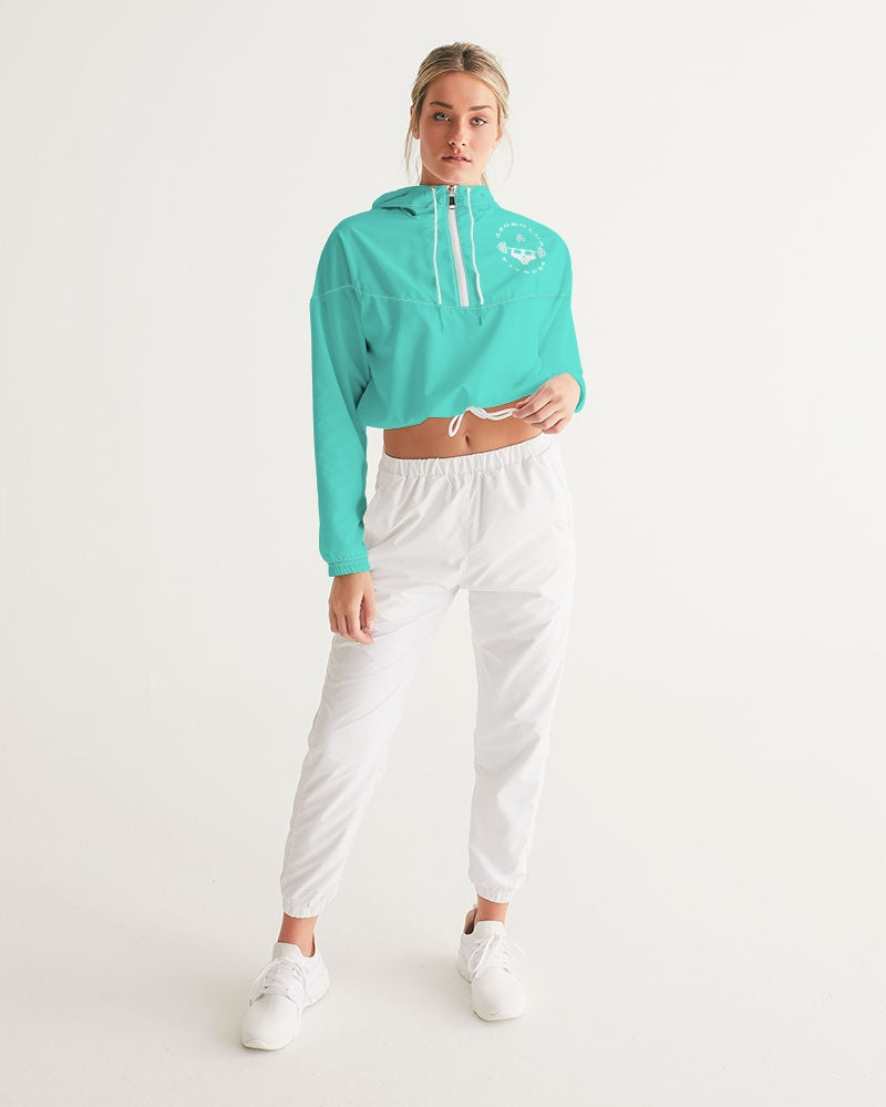 Rebirth Seafoam Women's Cropped Windbreaker