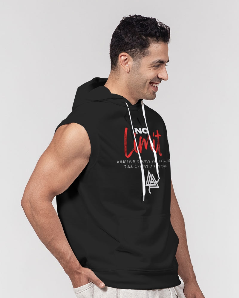 NO LIMIT SERIES Men's Premium Heavyweight Sleeveless Hoodie