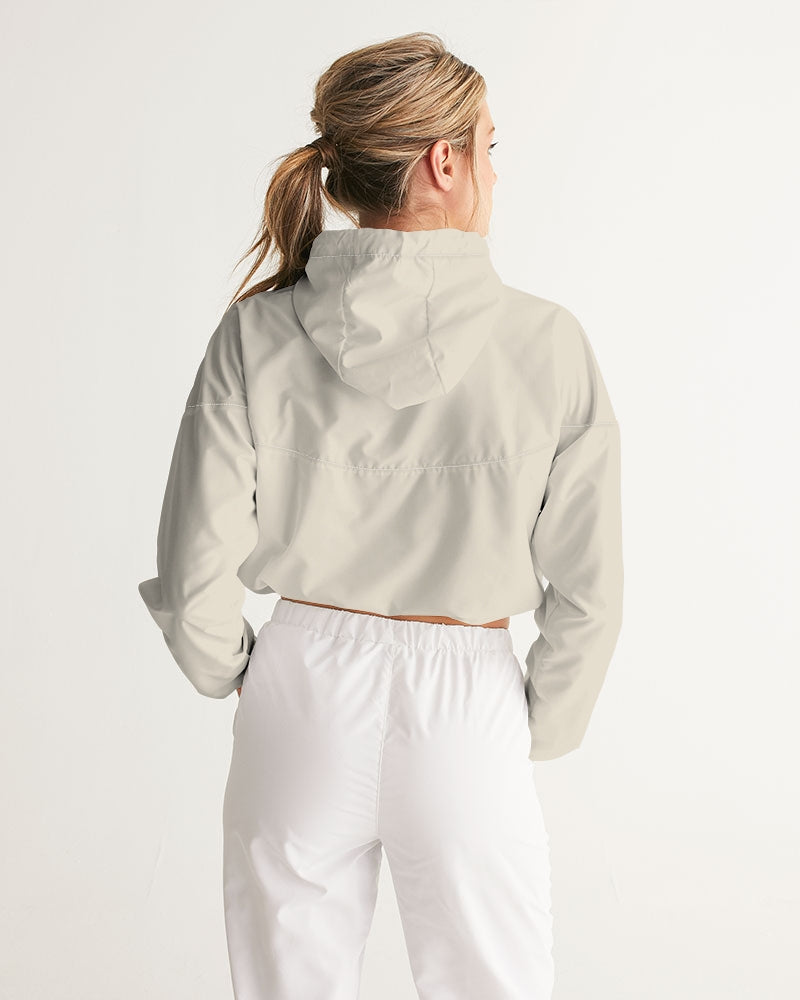 Rebirth Sand Women's Cropped Windbreaker