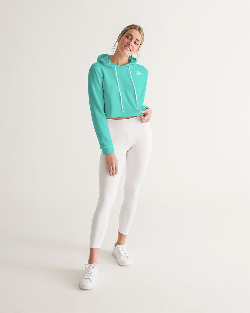 Rebirth Seafoam Women's Cropped Hoodie