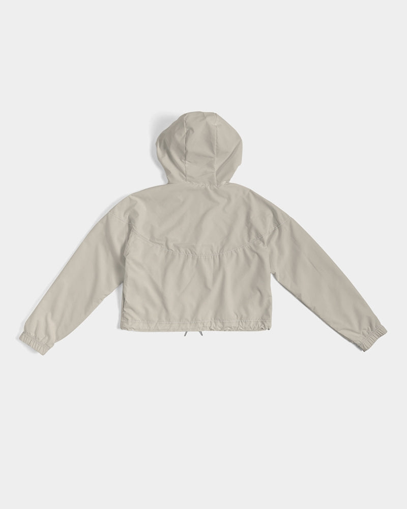 Rebirth Sand Women's Cropped Windbreaker