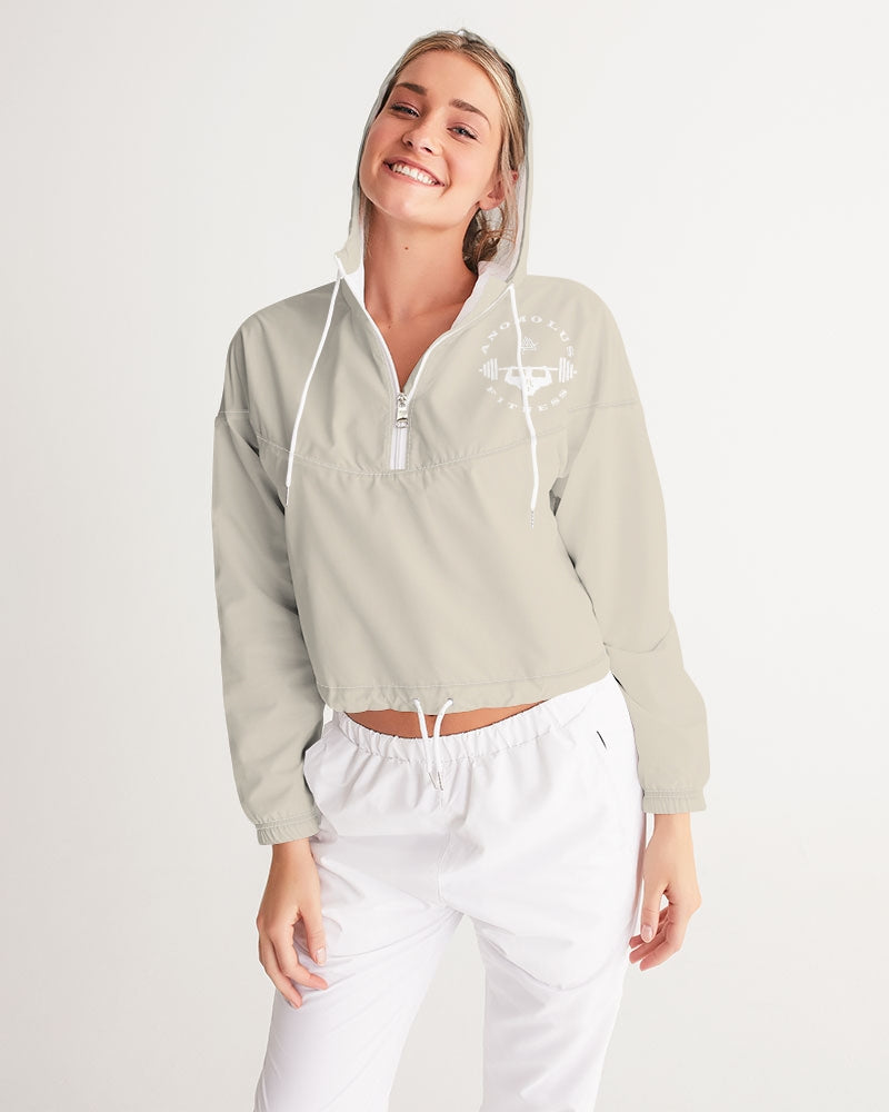 Rebirth Sand Women's Cropped Windbreaker
