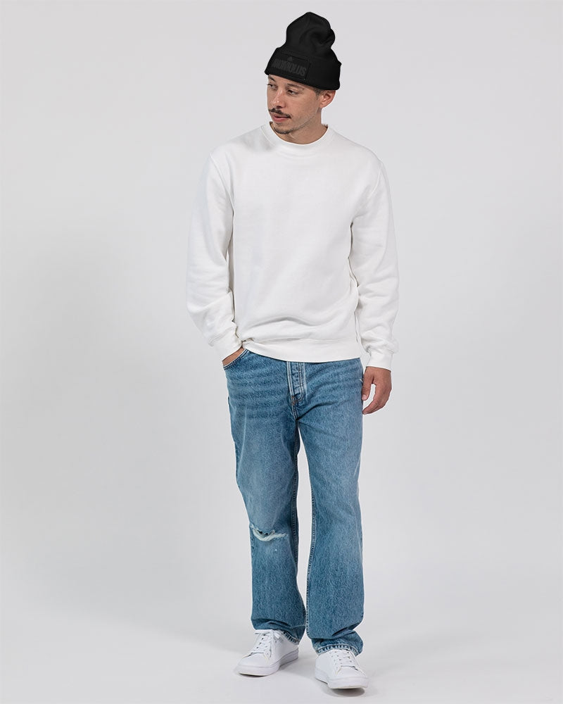 Black Solid Knit Beanie | Sportsman