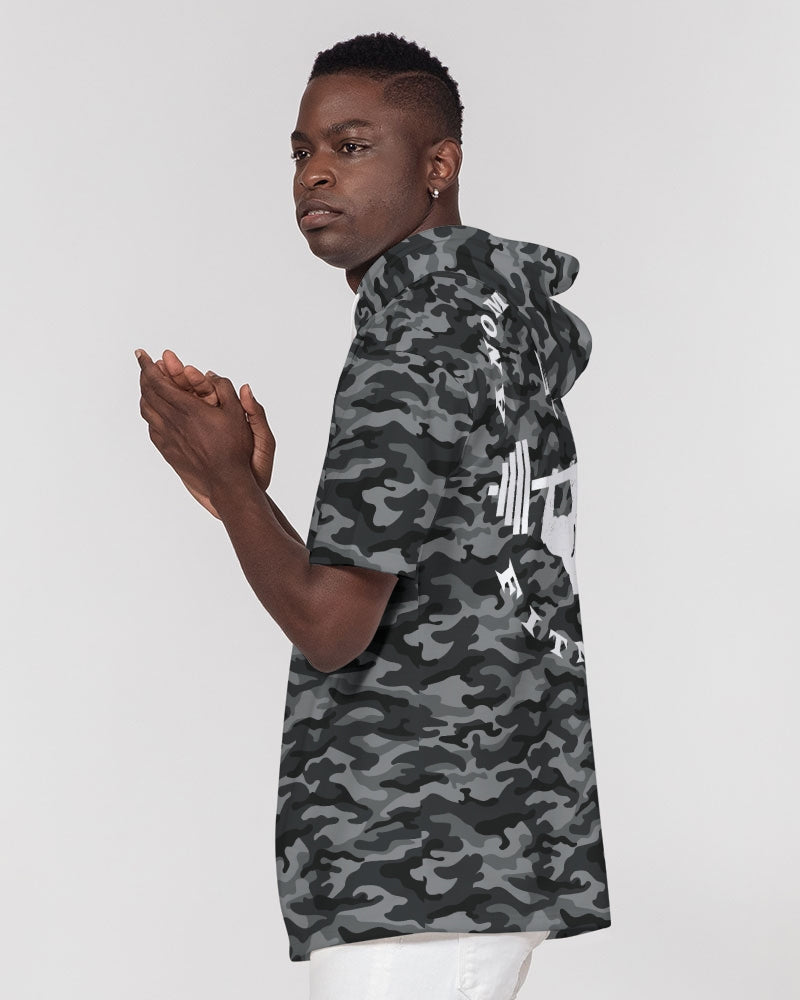 Rebirth Men's Premium Heavyweight Short Sleeve Hoodie