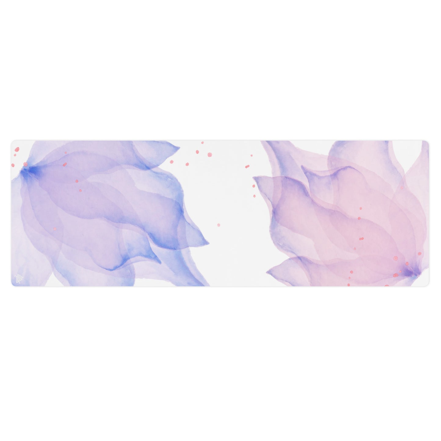 Water Color Purple Lily Yoga mat
