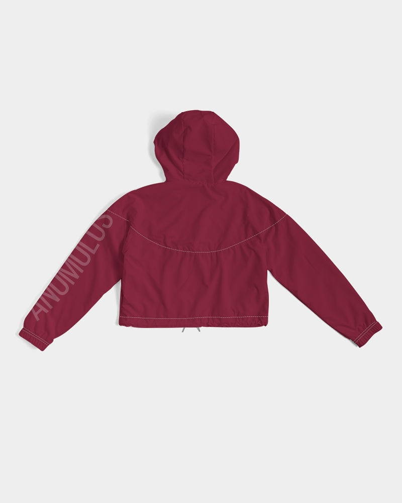 Anomolus RED Women's Cropped Windbreaker