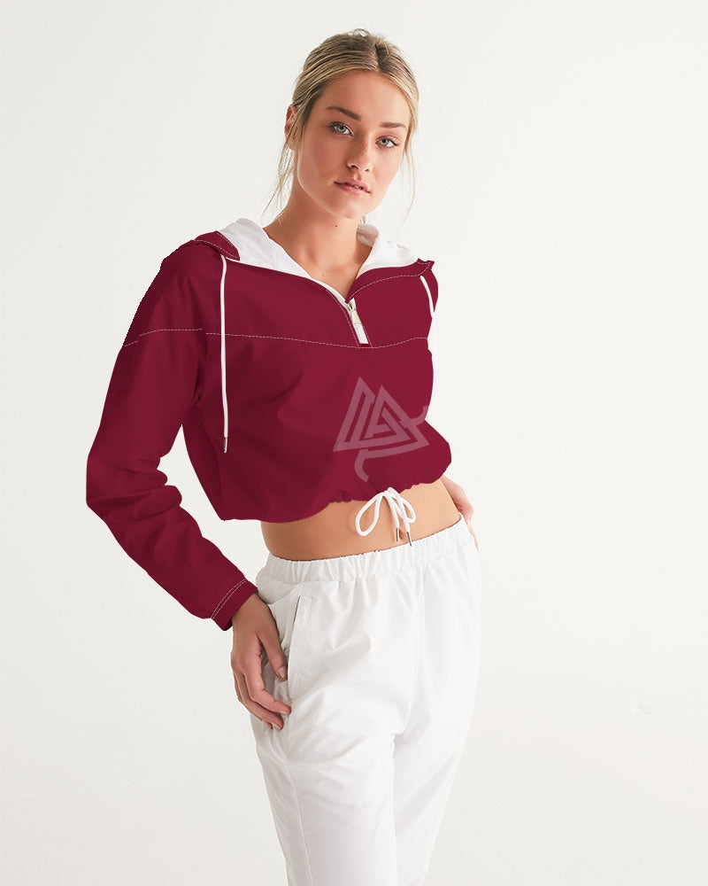 Anomolus RED Women's Cropped Windbreaker