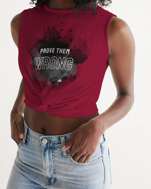 Anomolus RED Women's Twist-Front Tank