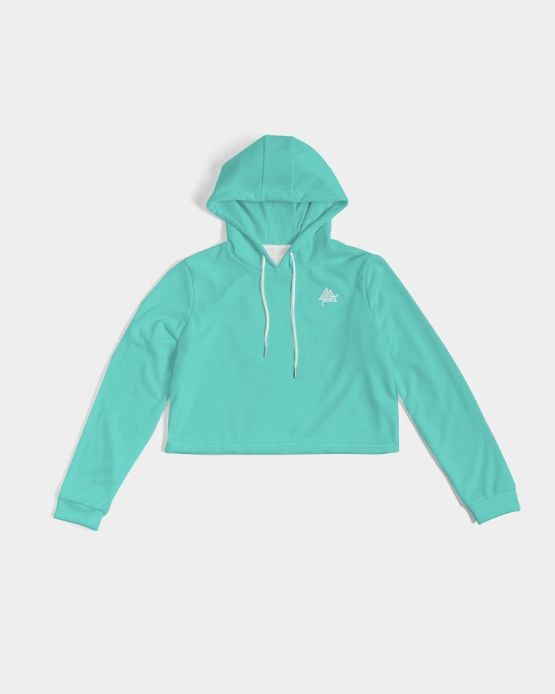 Rebirth Seafoam Women's Cropped Hoodie