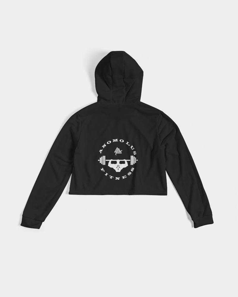 Rebirth Black Women's Cropped Hoodie