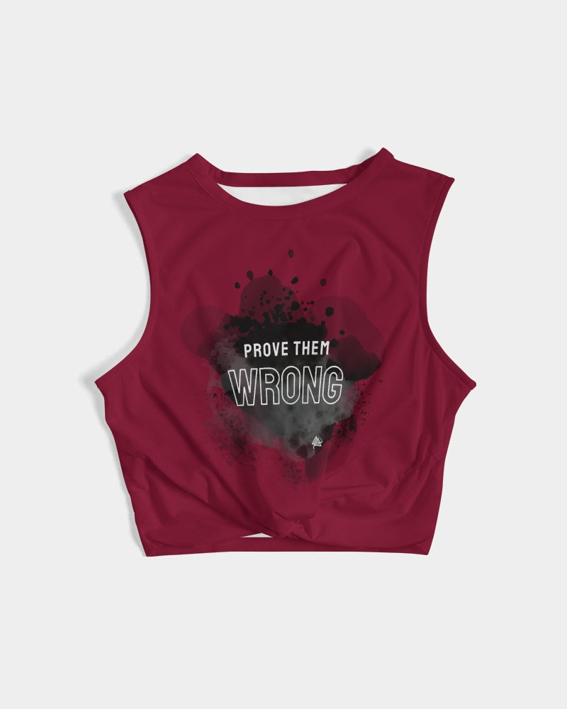 Anomolus RED Women's Twist-Front Tank