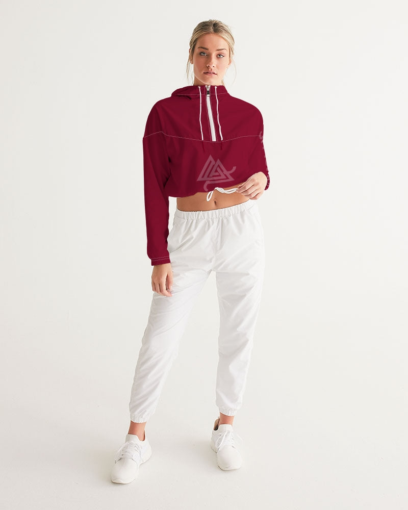 Anomolus RED Women's Cropped Windbreaker