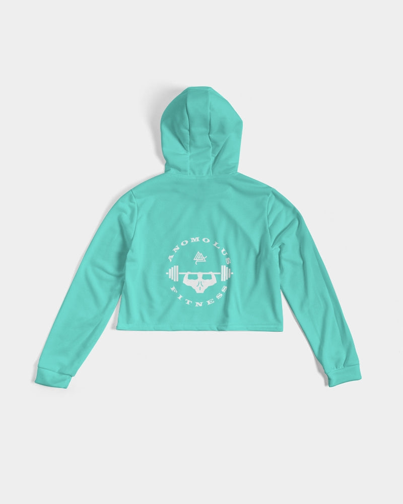 Rebirth Seafoam Women's Cropped Hoodie