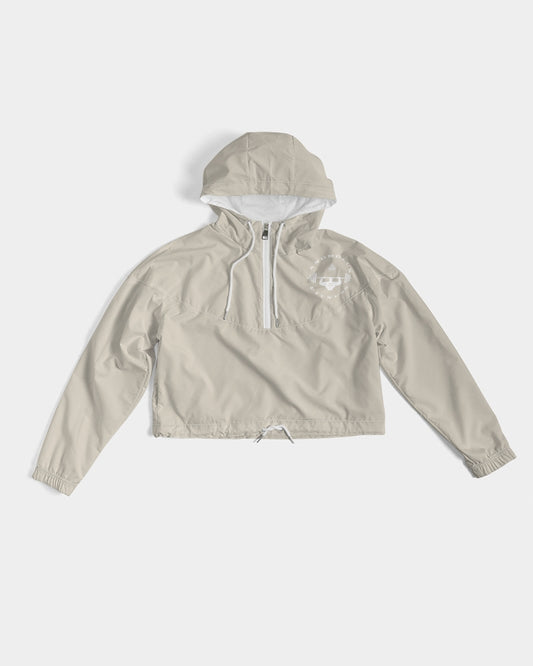 Rebirth Sand Women's Cropped Windbreaker