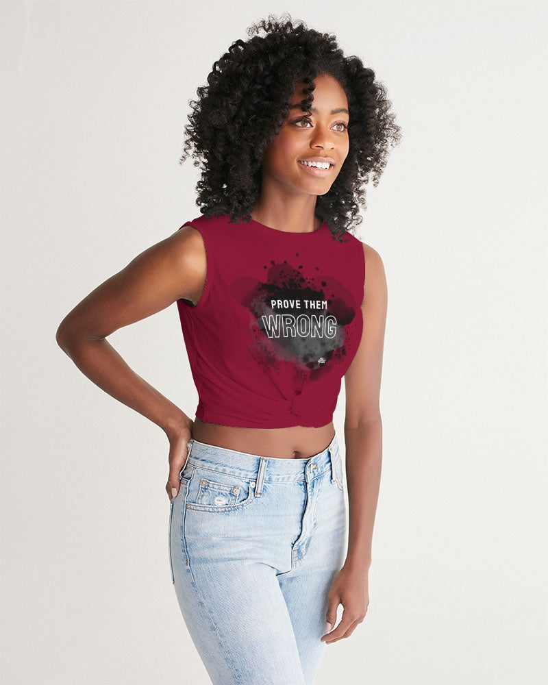 Anomolus RED Women's Twist-Front Tank