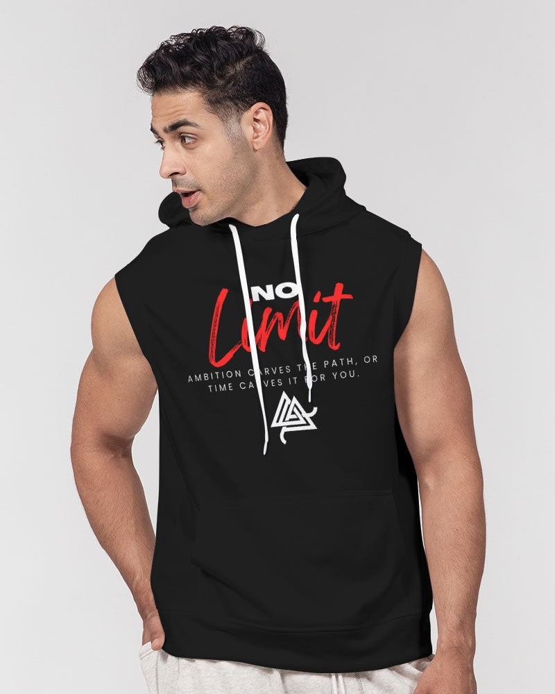 NO LIMIT SERIES Men's Premium Heavyweight Sleeveless Hoodie