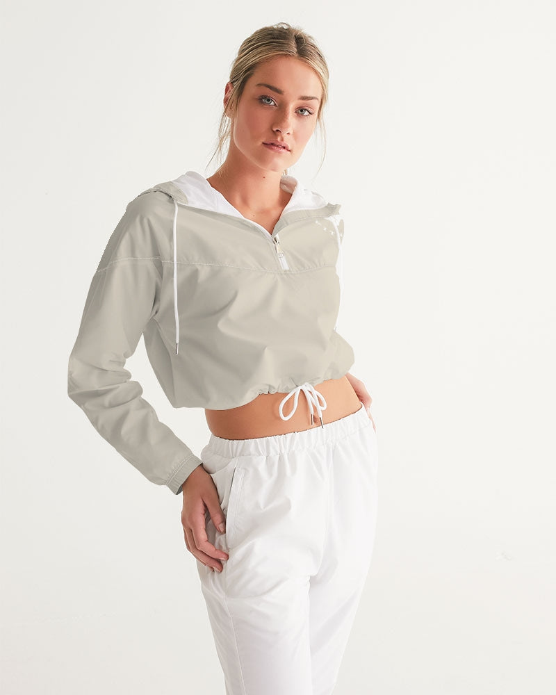 Rebirth Sand Women's Cropped Windbreaker