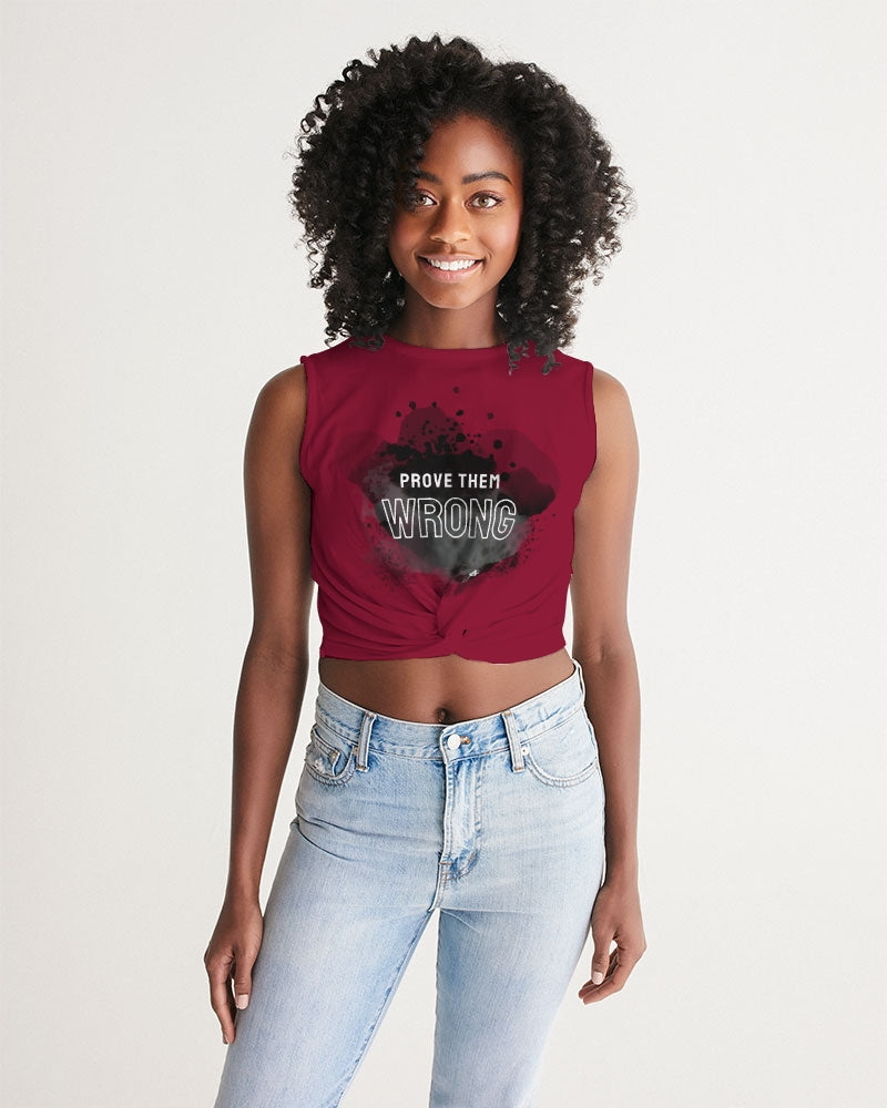 Anomolus RED Women's Twist-Front Tank
