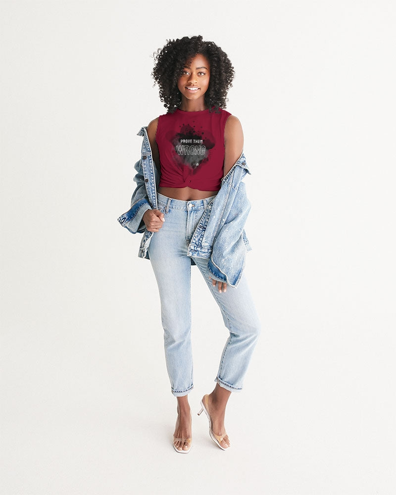 Anomolus RED Women's Twist-Front Tank