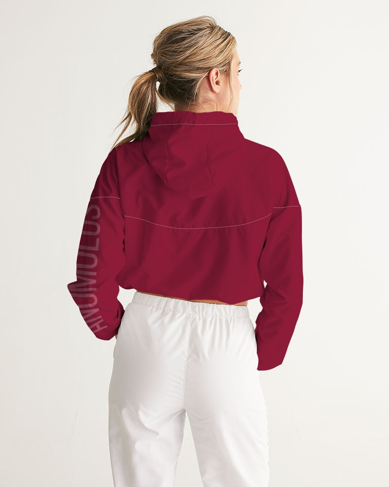 Anomolus RED Women's Cropped Windbreaker